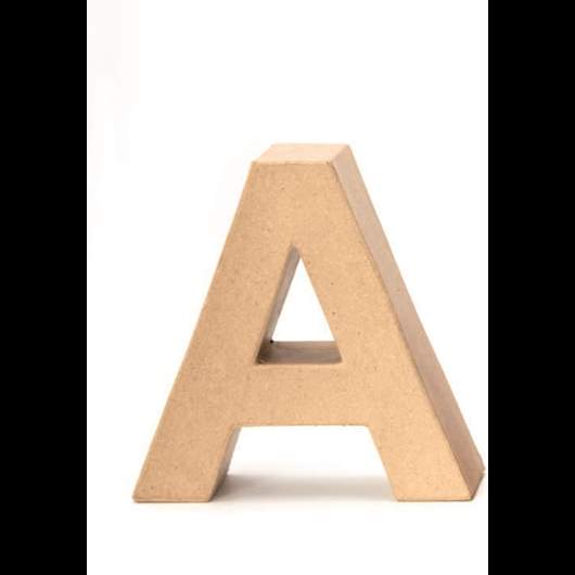 Cardboard letters A 17,5x5,5cm